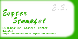 eszter stampfel business card